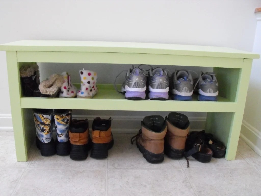 Diy Shoe Bench DIY Ideas